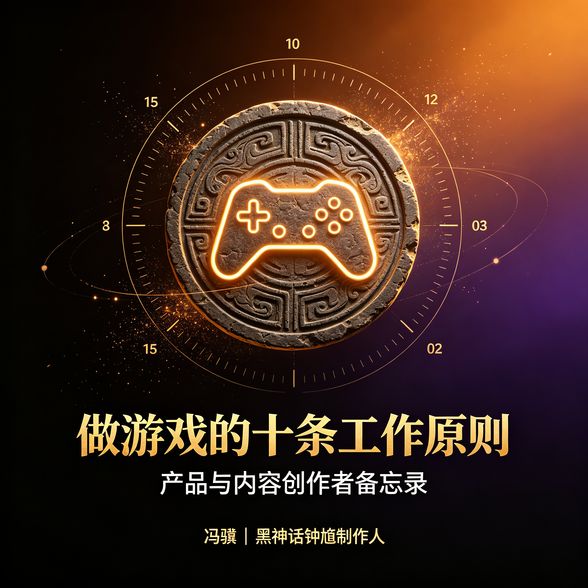 黑神话钟馗制作人冯骥十条游戏创作原则